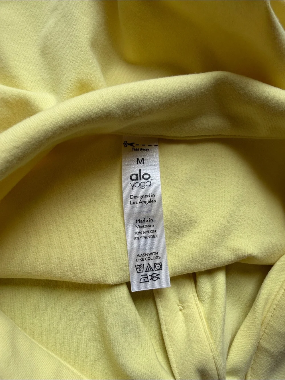 Alo Yoga SET Varsity Tennis Skirt Polo Shirt Buttercup yellow Top M Skirt L